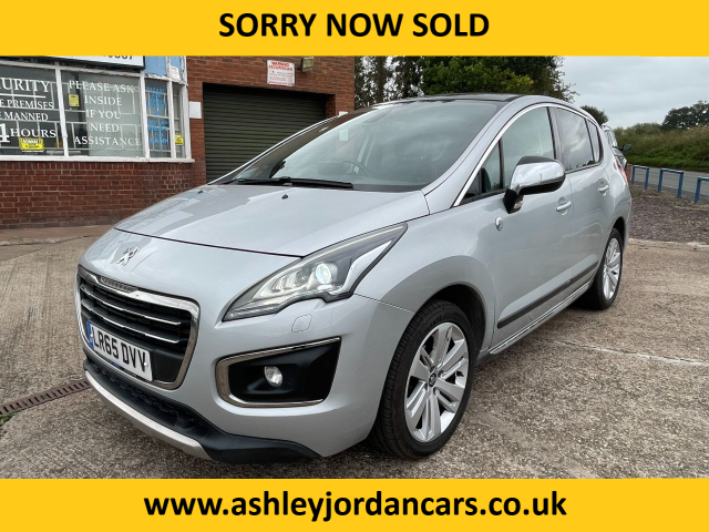 Peugeot 3008 1.6 HDi Allure 5dr PANORAMIC GLASS ROOF, HEATED HALF LEATHER Hatchback Diesel Silver
