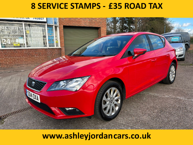 SEAT Leon 1.2 TSI SE 5dr TWO OWNERS, 8 SERVICE STAMPS, £35 TAX Hatchback Petrol Red