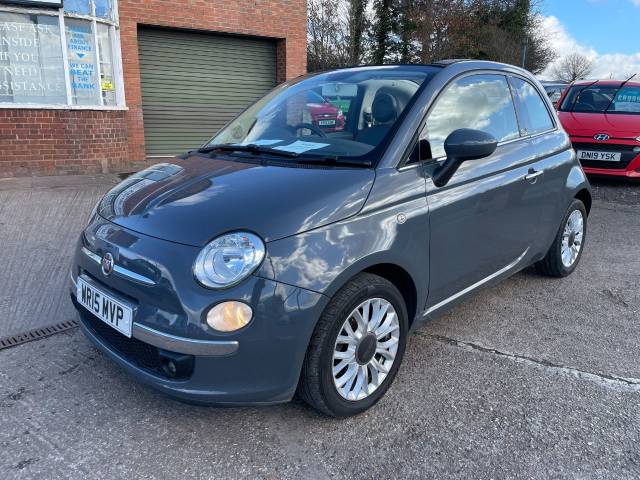 2015 Fiat 500 1.2 Lounge 2dr, GOOD SERVICE HISTORY, LOW MILEAGE