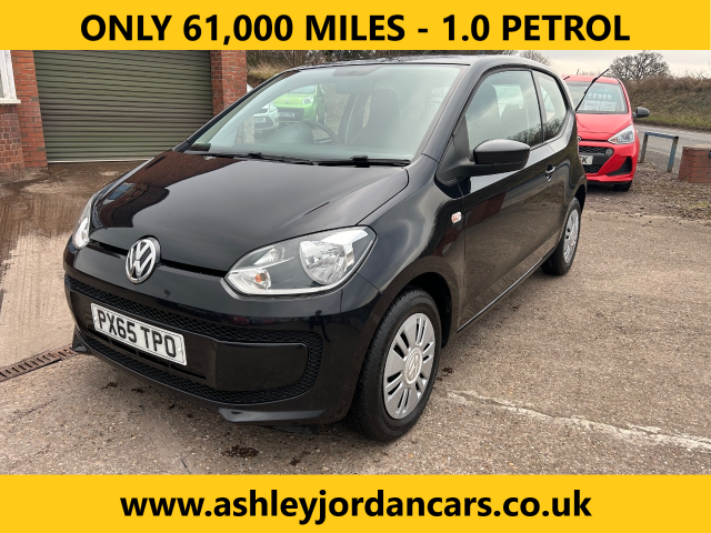 Volkswagen Up 1.0 Move Up 3dr LOW MILEAGE, LOW ROAD TAX, GOOD MILES PER GALLON Hatchback Petrol Black