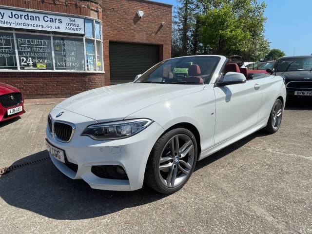 2017 BMW 2 Series 1.5 218i M Sport 2dr [Nav], RED HEATED LEATHER