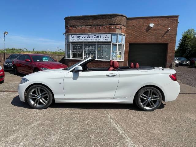 2017 BMW 2 Series 1.5 218i M Sport 2dr [Nav], RED HEATED LEATHER