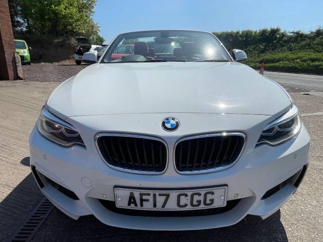 2017 BMW 2 Series 1.5 218i M Sport 2dr [Nav], RED HEATED LEATHER