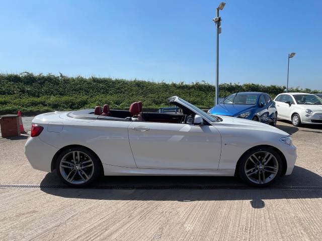 2017 BMW 2 Series 1.5 218i M Sport 2dr [Nav], RED HEATED LEATHER