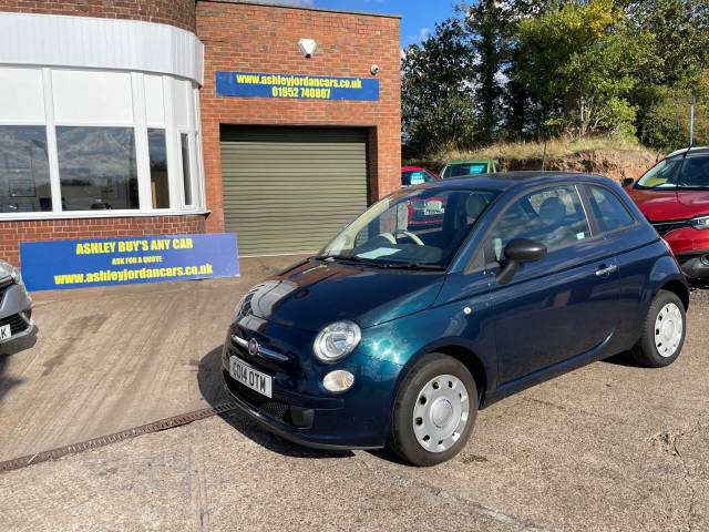 Fiat 500 1.2 Pop 3dr 8 SERVICE STAMPS, £35 TAX Hatchback Petrol Blue