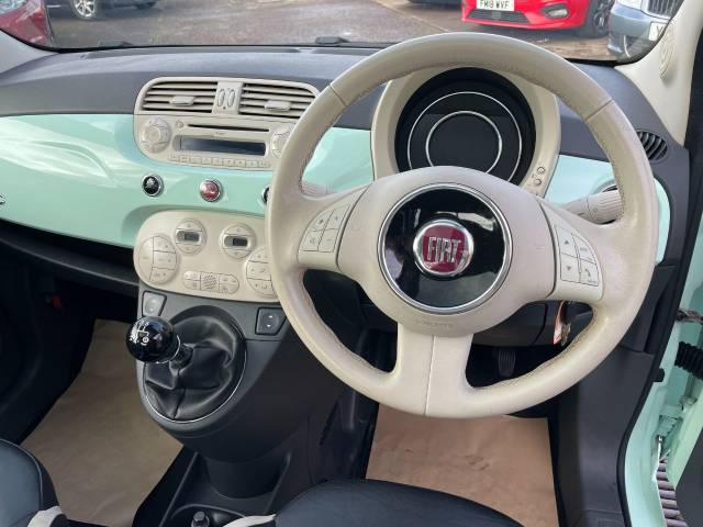 2015 Fiat 500 1.2 Cult 3dr PAN ROOF, LEATHER INTERIOR