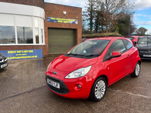 Ford Ka 1.2 Zetec 3dr LOW MILEAGE, £35 TAX Hatchback Petrol Red